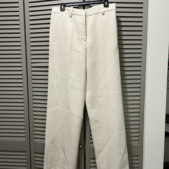Tory Burch White Thomas Trousers - Picture 2 of 9